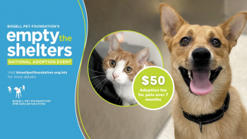 BISSELL Pet Foundation “Empty the Shelters” $50 Adoption Special