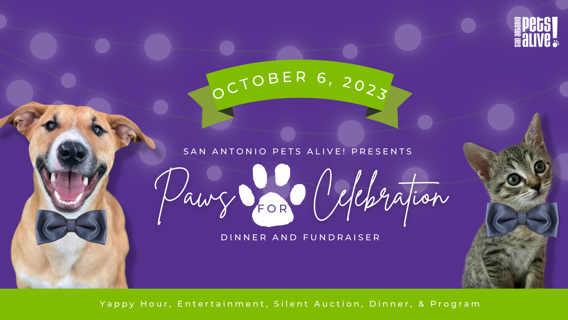 Paws for Celebration Dinner and Fundraiser
