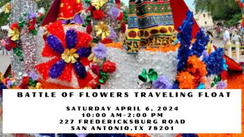 Battle of Flowers Traveling Float Adoption Event